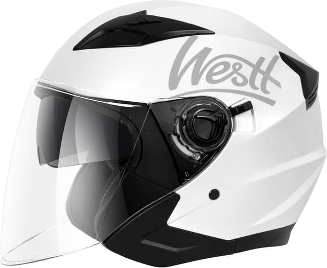 Casque Jet avec visière double